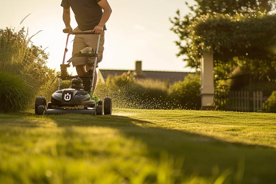 compact lawn mower