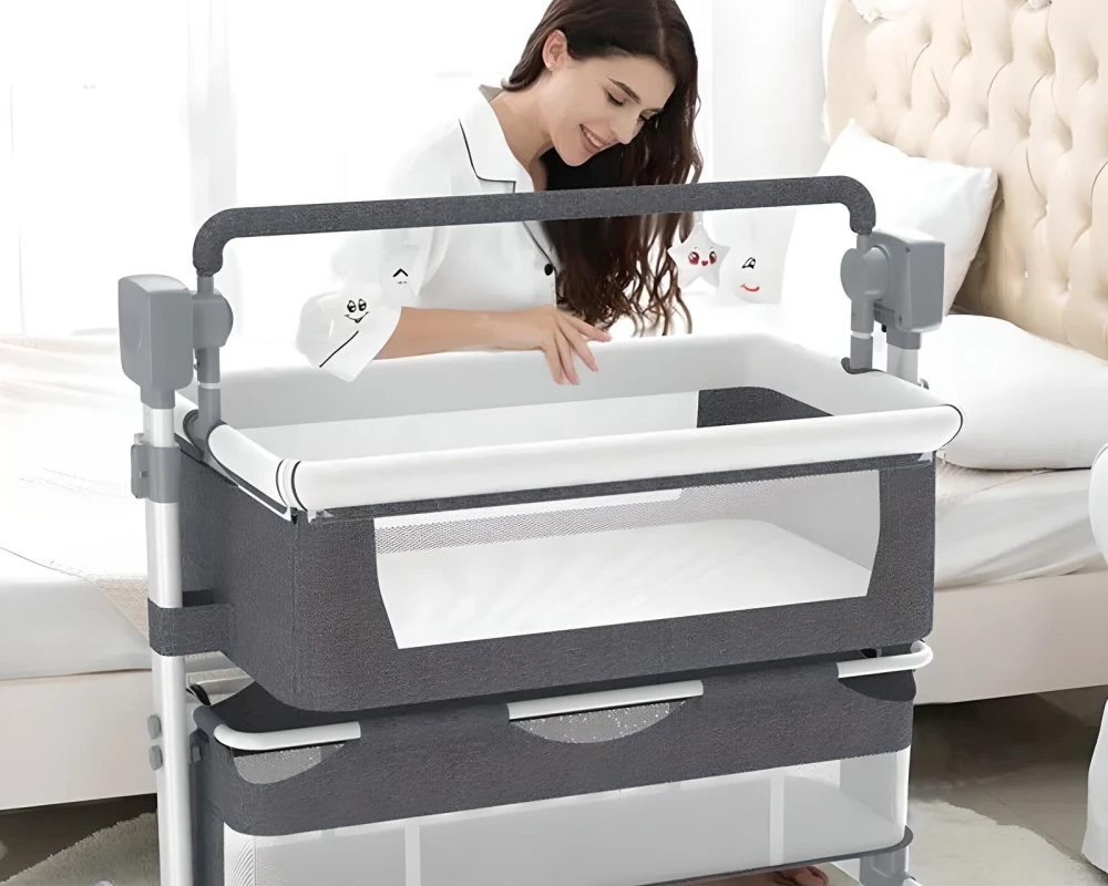 modern rocking bassinet