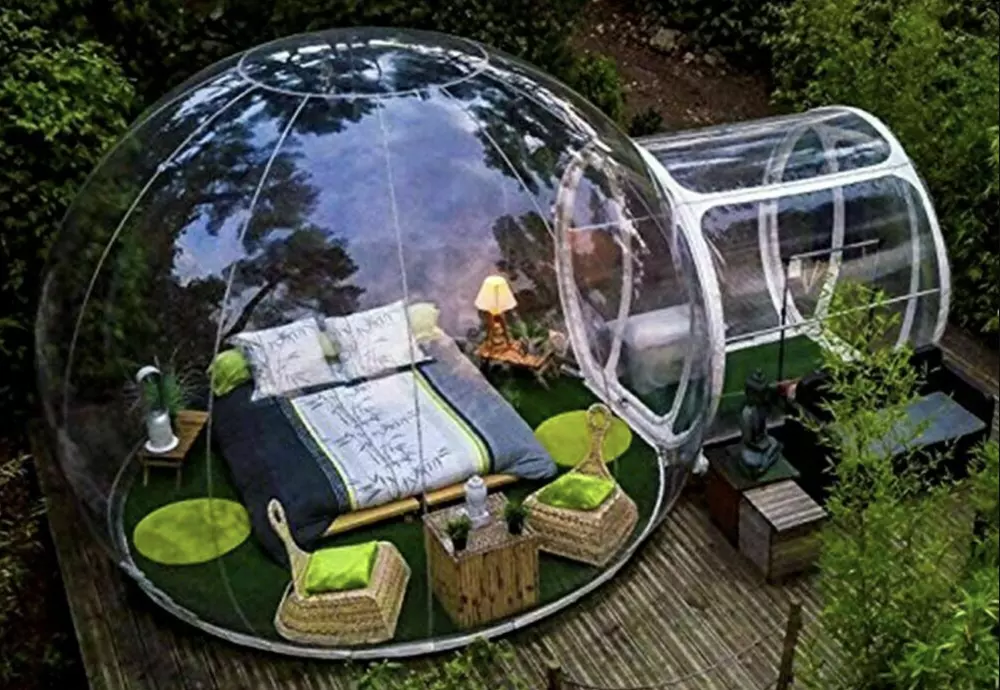 inflatable bubble tent review