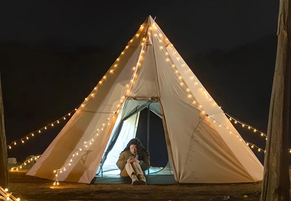 pyramid style tents