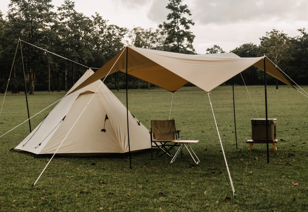 pyramid style tents