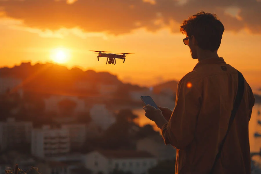 drone with a camera